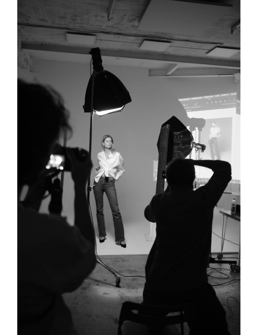 The Set Comes Alive: First Shots — A Spring Day's Symphony: Behind the Fashion Lens