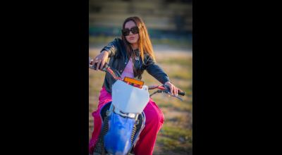 Ruby on a Dirt Bike: Editorial Shoot