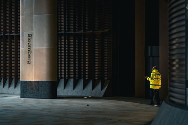 The security guards we pay off to shoot the city skyline