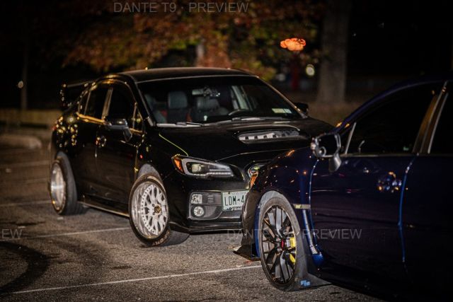Night and Machine print 02: Badge, STI emblem, macro. NYC automotive fine art by Dante T9.