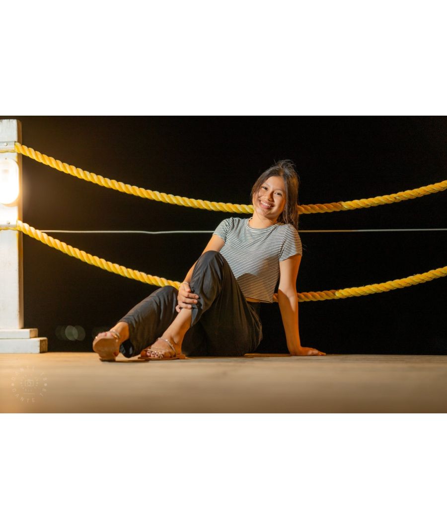 Relaxed on Deck, Night Shoot With Kristel on the Pier