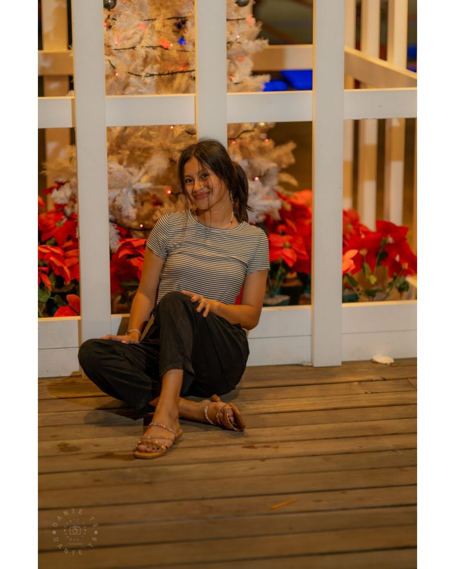 Ground Level Portrait — On Location with Kristel: Warm Lights and Festive Tones