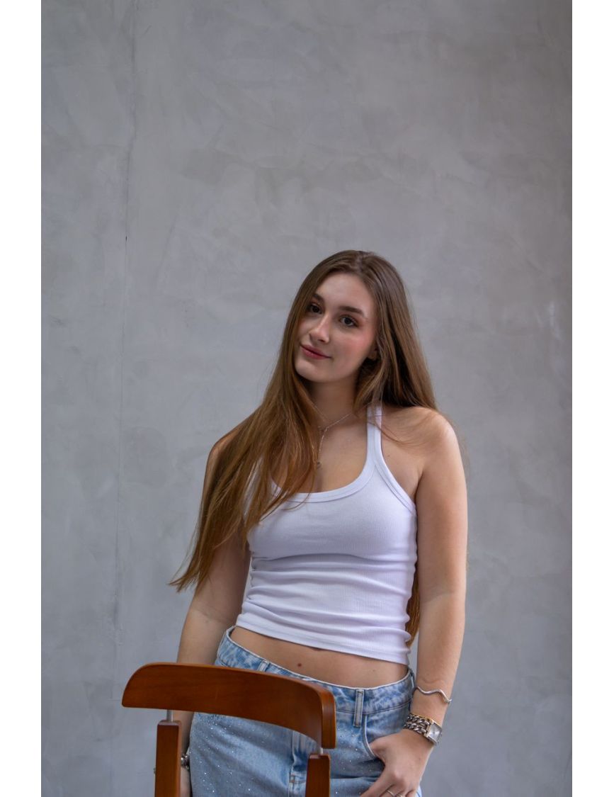 The Fitted Ribbed Tank in Olive or Slate — Casting directors are tired of your black skinny jeans