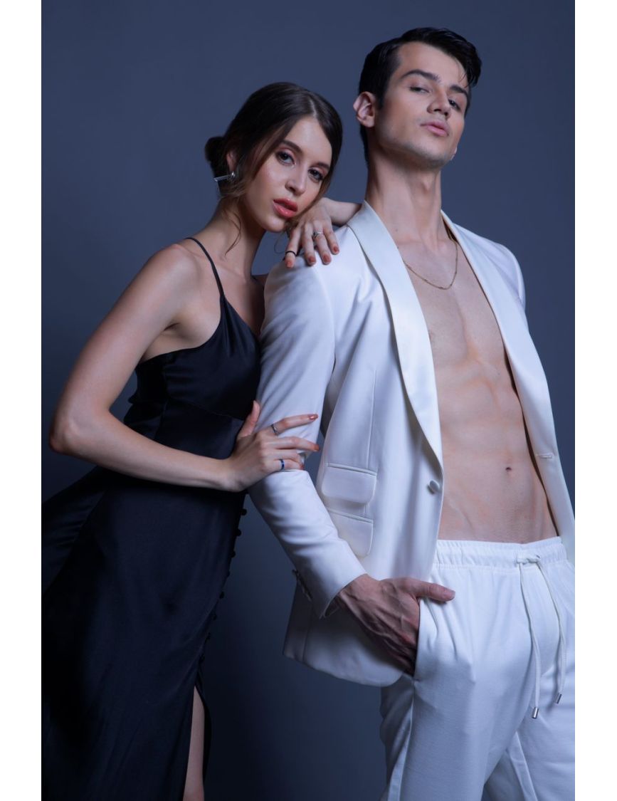 The Two-Level Formality Spread — Please Stop Dressing Like Twins for Your NYC Shoot