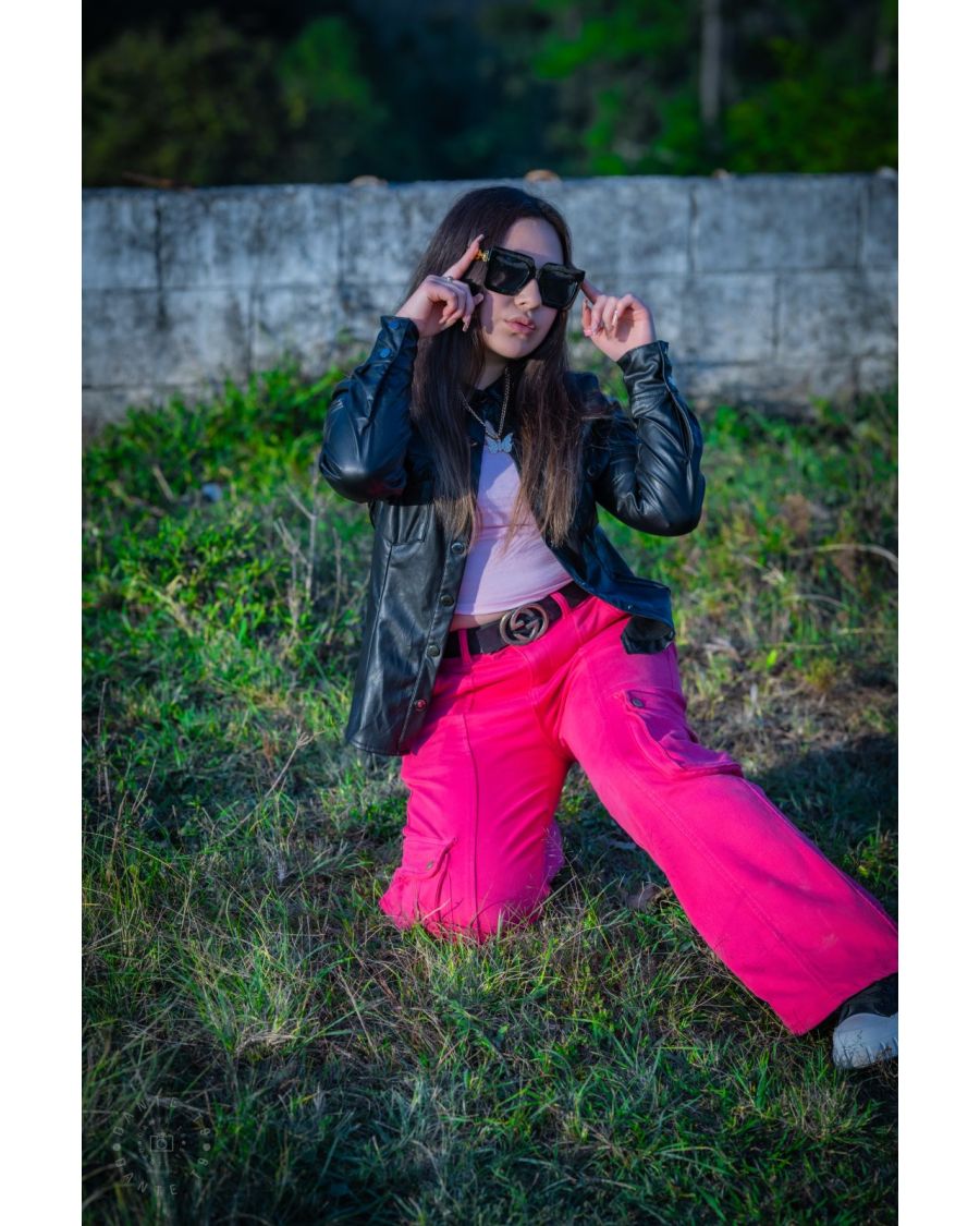 Shades in the Grass — Ruby: Bold Color and Edge in the Natural Light